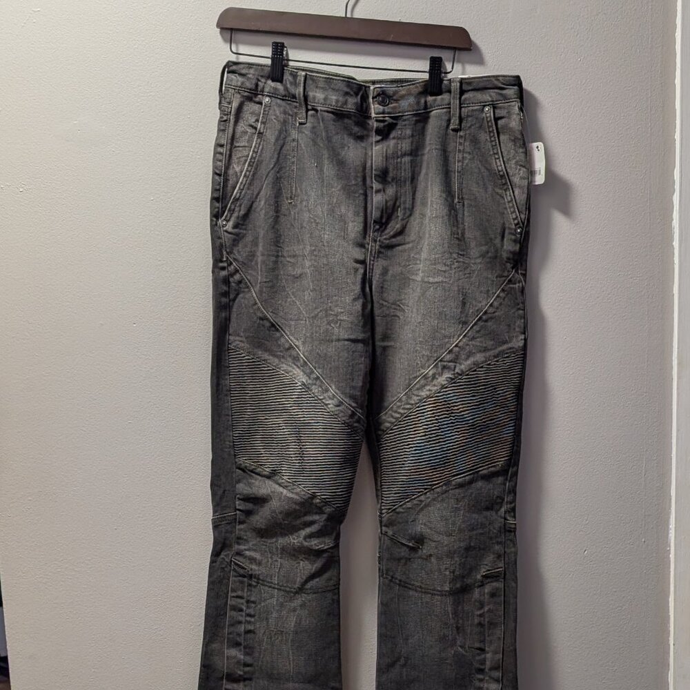 We The Free Dark Gray Moto Jeans - Picture 7 of 7